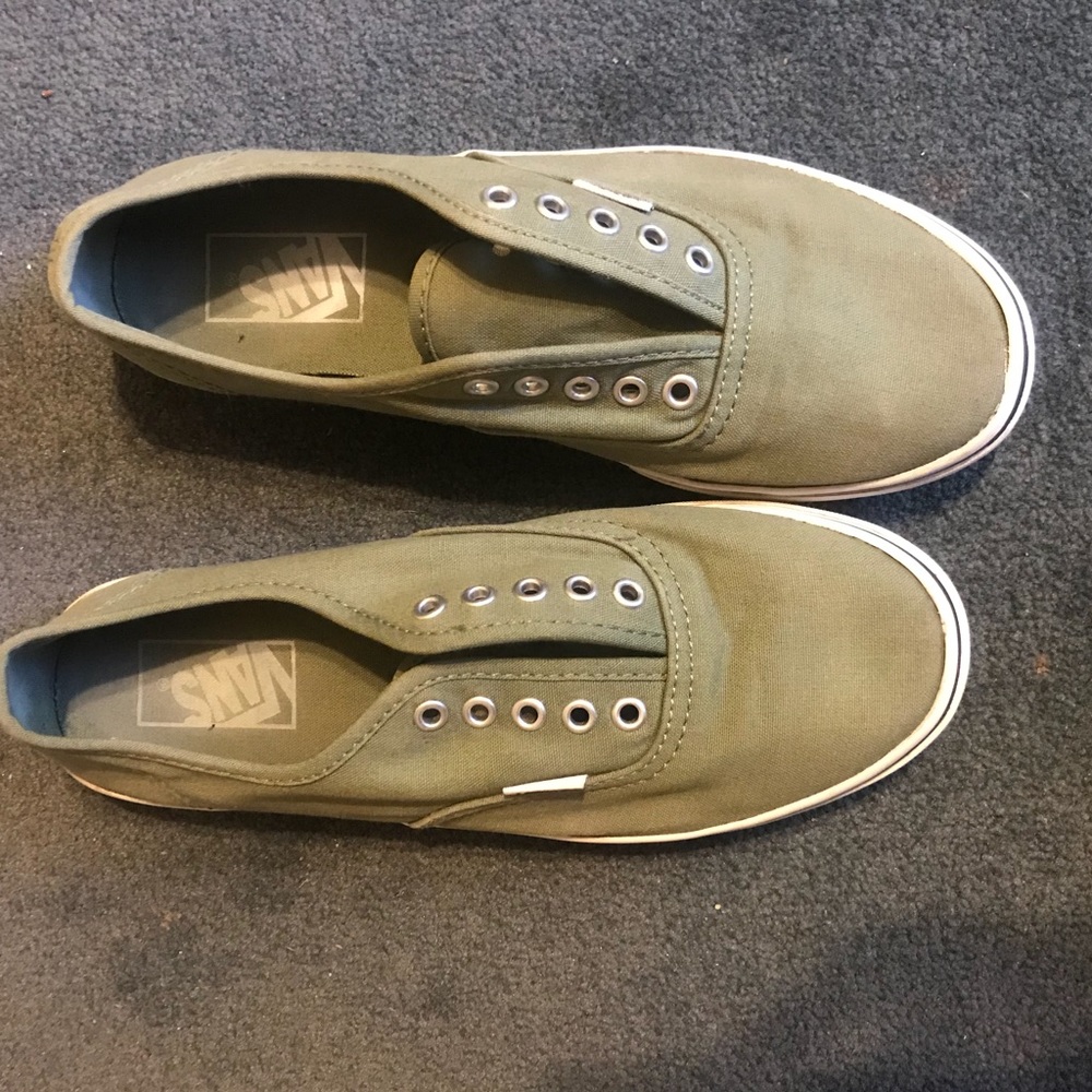 Army Green Vans